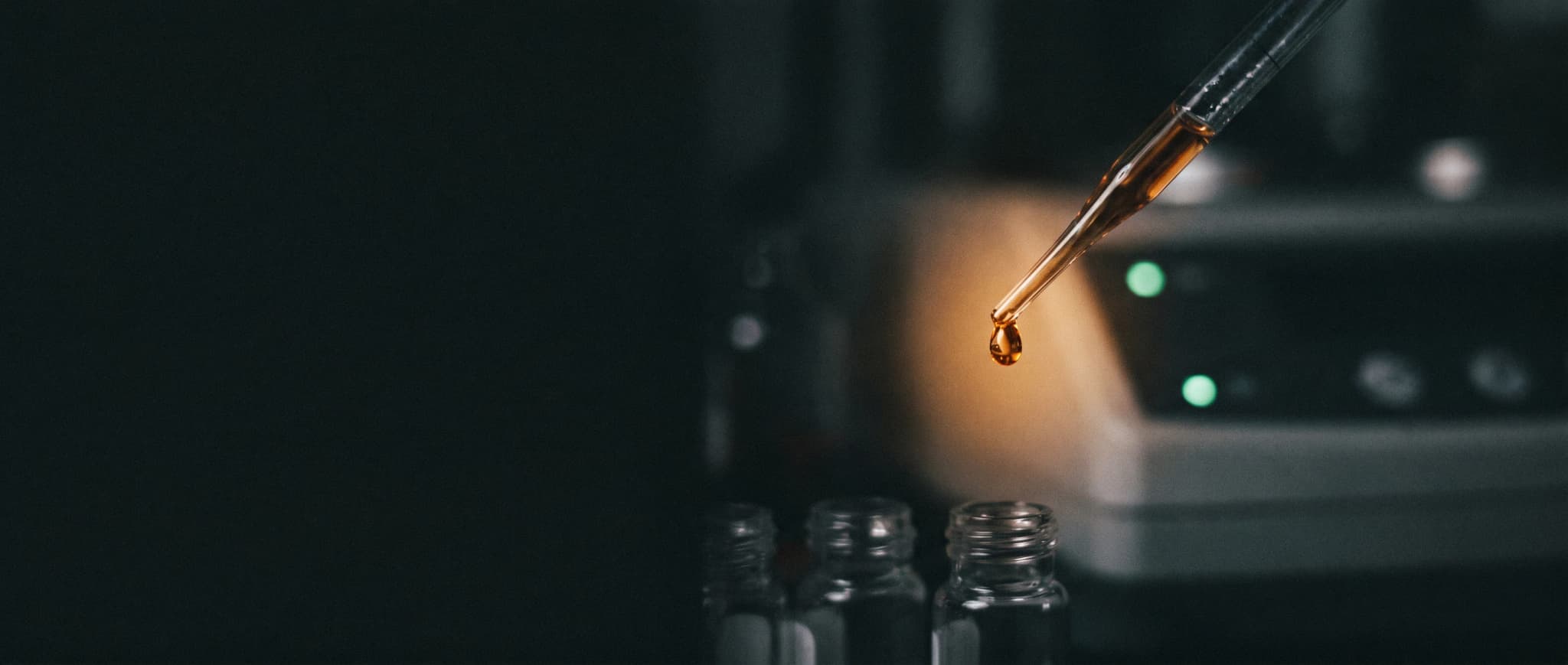 Research-and-development chemists formulating a new supplement in the lab