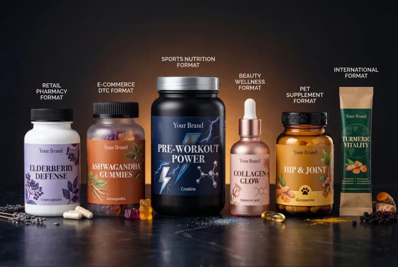 E-Commerce & DTC — private label supplement manufacturing